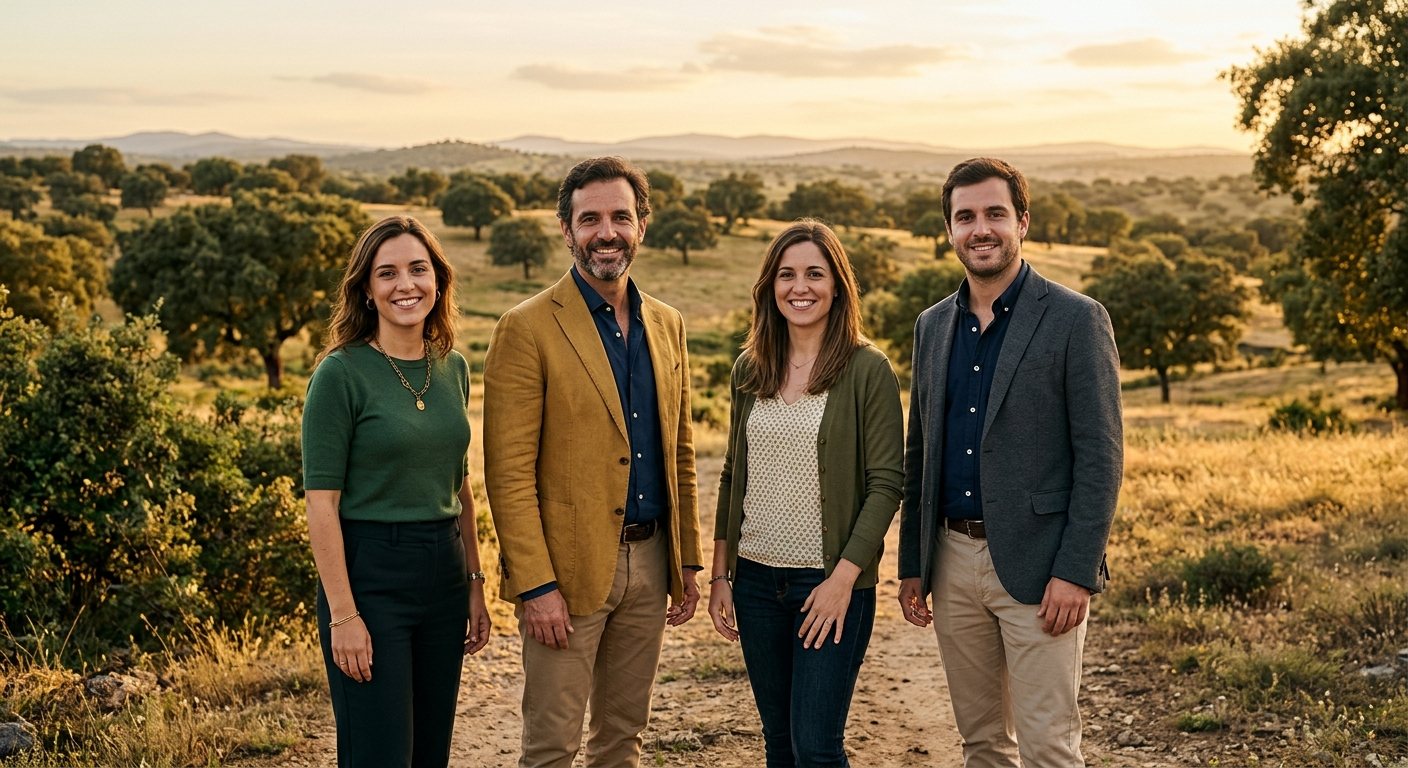 Equipo de Radix Human Capital en la dehesa